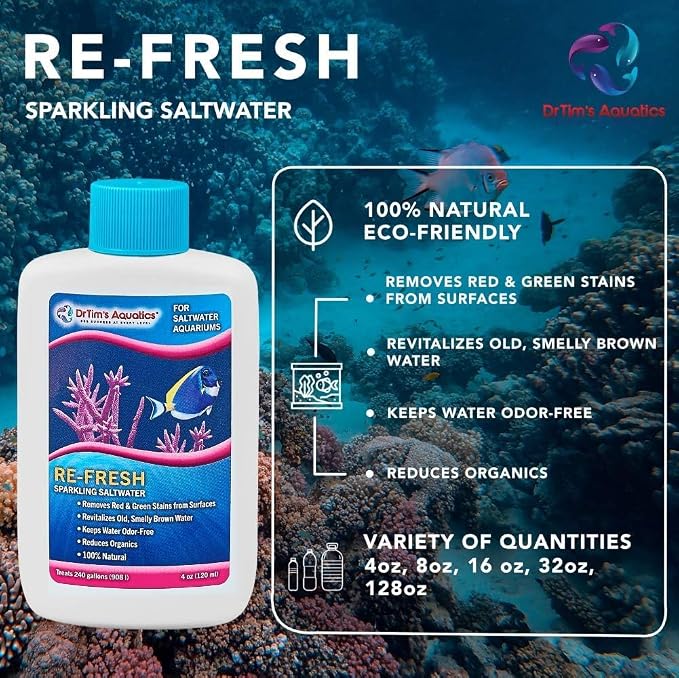 DrTim's Aquatics Re-Fresh Saltwater (DrTim's Aquatics Re-Fresh Saltwater 8oz)