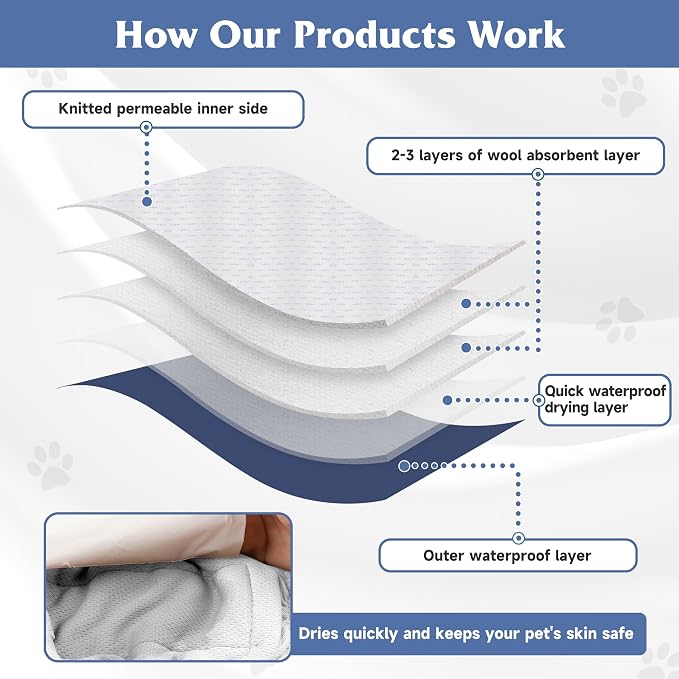 5 Pack Dog Diapers Male, High Absorbing Dog Wraps, Belly Bands for Male Dogs with Incontinence or Frequent Urination, Washable Doggie Diapers Brown M