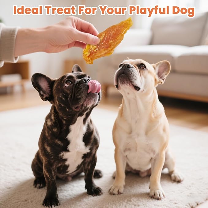 Chicken Jerky for Dogs 1.35 Pound – Real Chicken Breast, High Protein, Natural Dog Treats, Training Rewards, Easy to Chew