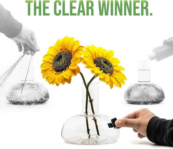 Chubbs Scrubb Duo Magnetic Glass Cleaner Kit - Mini Magnet Scrubber for Hard-to-Reach Stains on Glass, Ceramic & Metal