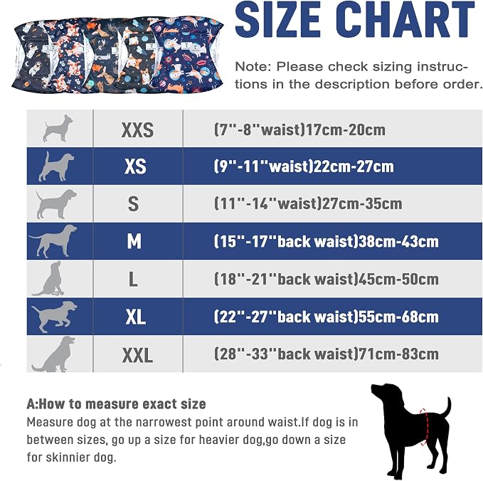 Dog Diapers Male 5Pack,Reusable Leakproof Pet Soft Dog Belly Band Wraps,High Absorbency Male Dog Diaper,Wider Washable Belly Band for Doggy Incontinence and Puppy Training