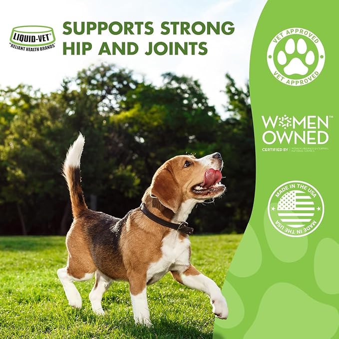 LIQUID-VET K9 Hip & Joint Formula, Chicken Flavor, 16 oz (Pack of 4)