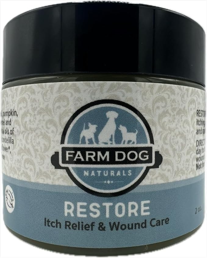 Farm Dog Naturals - Restore Wound Care and Itch Relief Salve for Dogs, 2 Ounce