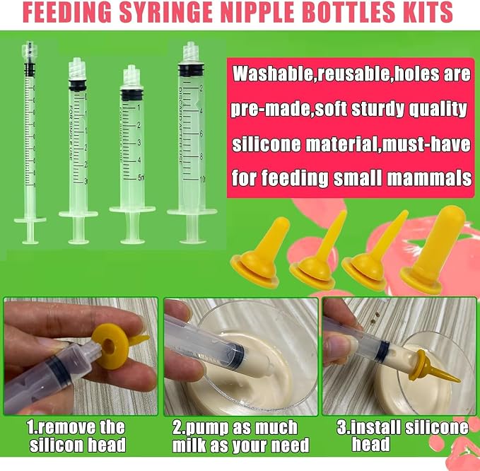 kewen Puppy Kitten Whelping Supplies, Whelping kit for Puppies Birth,Kitten Supplies,Dog Supplies,Puppy kit,Kitten Bottle Feeding kit for New Born Puppy Supplies and Kitten with 32" Whelping Pen
