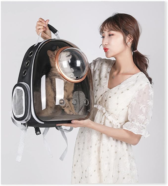 Cat Backpack Carrier Bubble Bag,Breathable Portable Small Dog Backpack Carrier,Space Capsule Pet Carrier Airline Approved