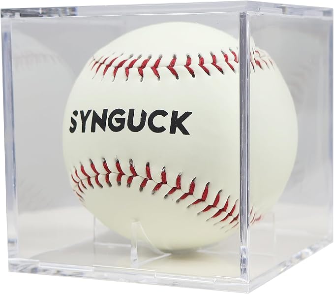 SYNGUCK 1/6 Pack Glow in The Dark Baseballs – Light Up Baseball Official Size | Glow Balls for Night Games, Practice, Gifts for Kids,Boys, Girls & Fans
