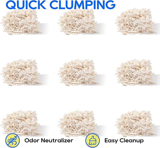 HoneyCare Health Monitoring Tofu Cat Litter | Natural Plant-Based Formula | Not Sticking to Litter Box | 99% Dust-Free & Low Tracking | Flushable Cat Litter |Urine Occult Blood Test| 6-lbs