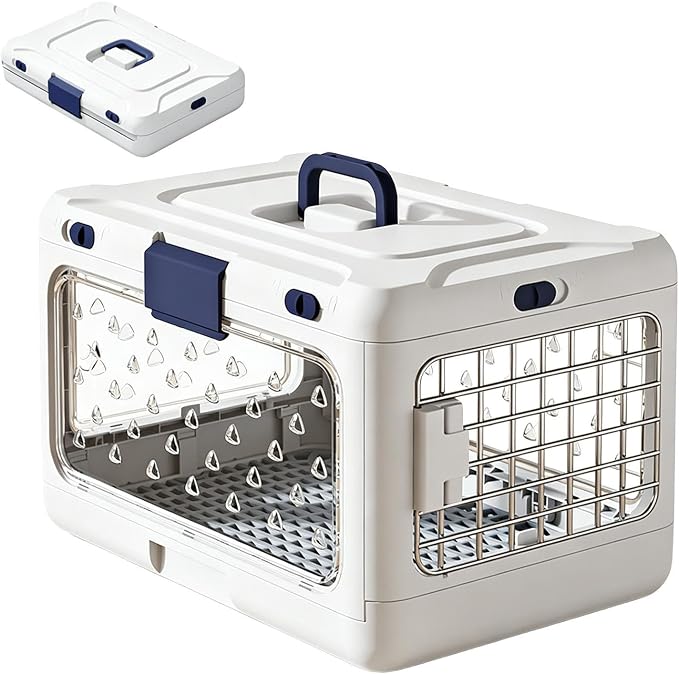 Genérico Canine Cage, Rigid Pet Carrier, Rigid Carrier for Cats | Outings with Puppies and Camping Outdoor Cycling Hiking Travel