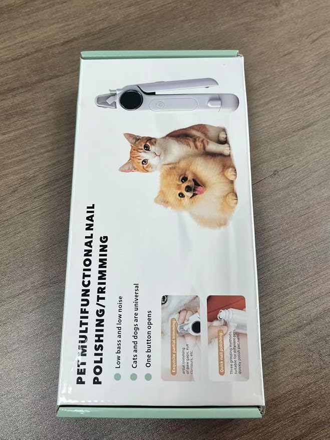 Pet Nail Grinder for cat Gray
