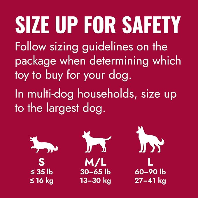 KONG Ball with Hole - Durable Dog Fetch Toy for Training, Interactive Playtime & More - Classic Natural Rubber Ball - Red - for Large/X-Large Dogs