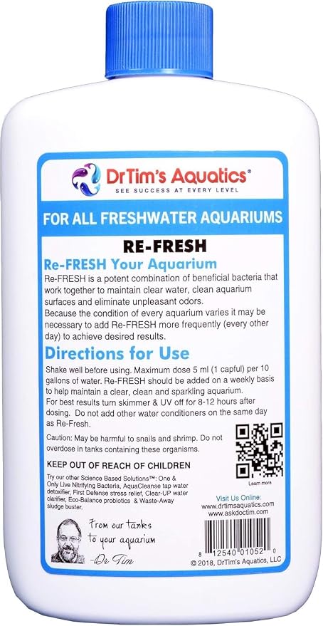 DrTim's Aquatics Re-Fresh Freshwater (DrTim's Aquatics Re-Fresh Freshwater 8oz)