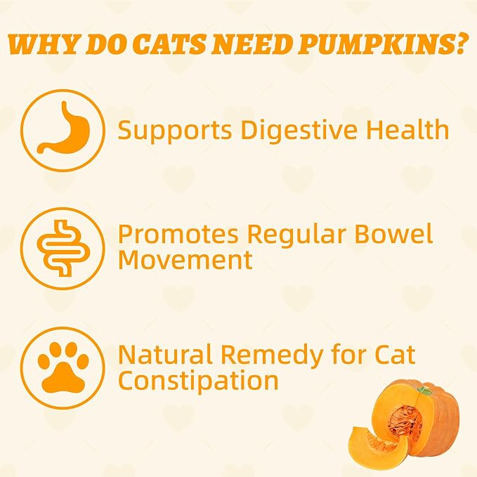 Wellix 29.45 oz Healthy Cat Treats Pumpkin Flavor - Chicken Formula Stomach Sensitive Kitten Snacks for Digestive Support - Cat Constipation Relief Low Calorie Food Topper for Cats
