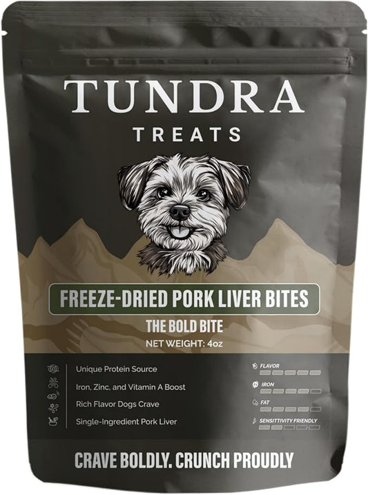 Freeze-Dried Dog Treats – Single Ingredient, High Protein, All-Natural (Pork)