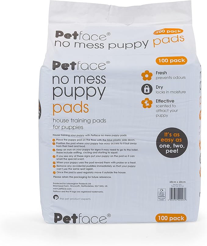 Petface No Mess Puppy Pad, 100-Piece