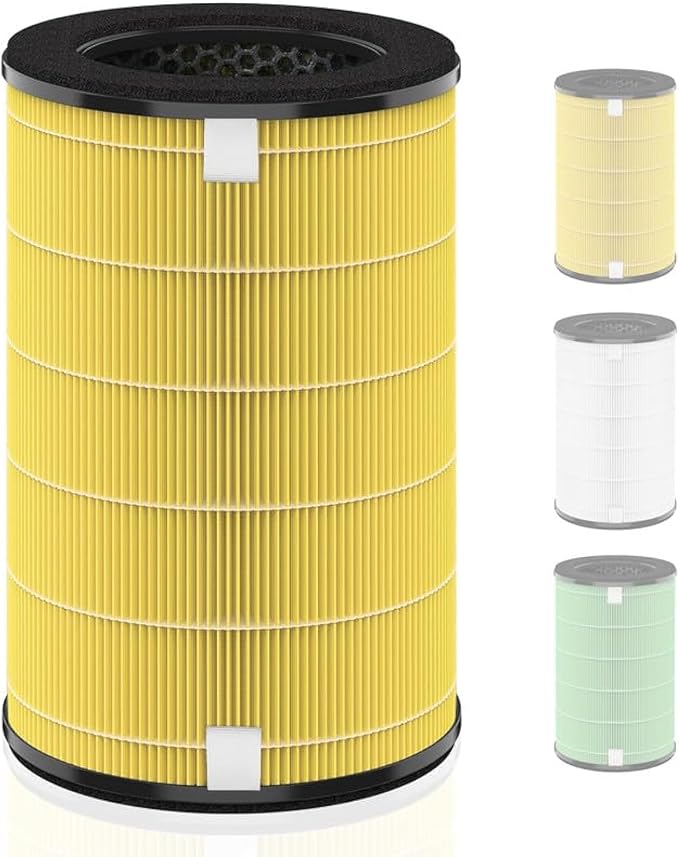 AP-T45 AP-T40FL Replacement Filter Compatible with 1461901 HoMedics Air Puri-fier Filter Replacement for AP-T40 AP-T40WT AP-T45WT H13 True HEPA for Pet Care, 1-Pack