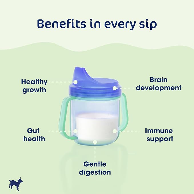 Kabrita Goat Milk-Based Toddler Nutrition Drink, 12–24 Months, Gentle & Easy to Digest, Clean Label Project Certified, Supports Gut Health, Immunity & Brain Development 28oz (Pack of 6)