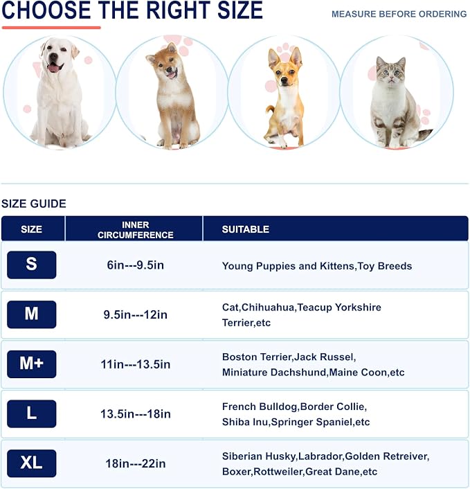 Inflatable Dog Cone Collar for Large Medium Small Dogs, Soft Dog Donut Collar Adjustable Recovery Cone for Pets After Surgery, Extra Enhanced Anti-Licking Guard Shield (Dinosaur, X-Large)