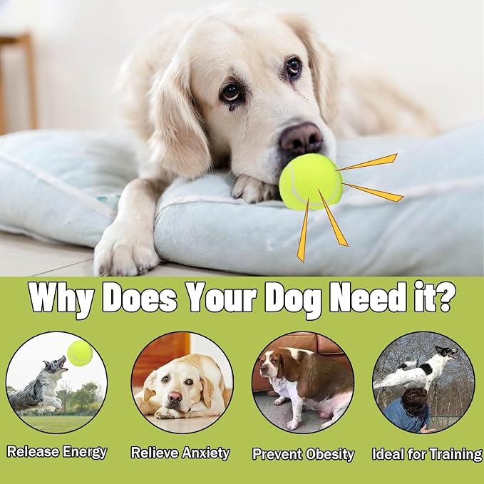 Magicorange Dog Tennis Balls,90 Pack 2.5 inch Floatable Squeaky Tennis Balls for Fetch Exercise, Natural Rubber Squeaky Dog Ball Training Safe (Orange)