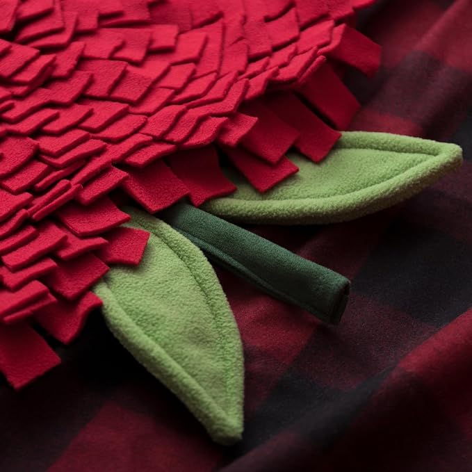 Snuffle Mat for Red Dogs Apple 22"×18" Large Washable Slow Feeder Interactive Puzzle Toy for Encourages Foraging Skills Stress Relief Boredom Buster for Small Medium Large Dogs Cats Pets
