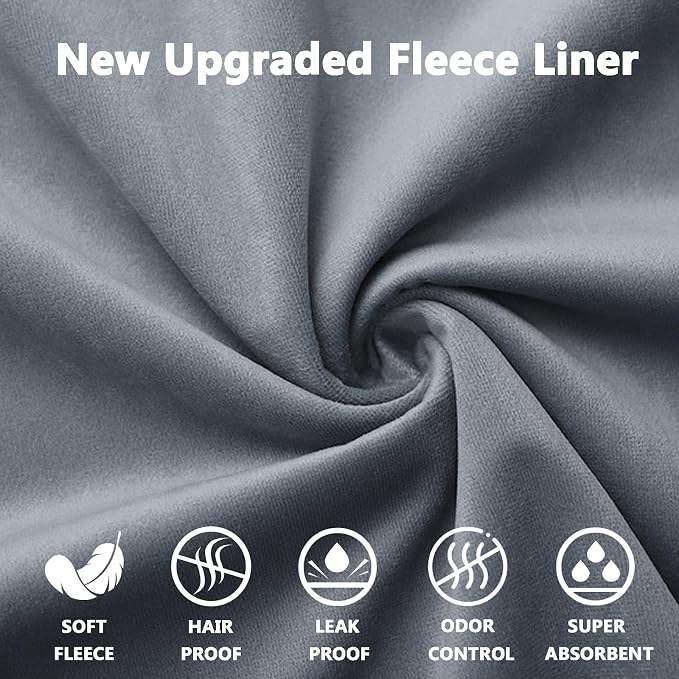Guinea Pig Fleece Bedding, 18X24in 4Pack, Easy Clean & Super Absorbent & Odor Control & Waterproof Reusable Guinea Pig Cage Liner for Guinea Pig, Dog, Small Animal, Rabbit, Bunny, Chinchilla