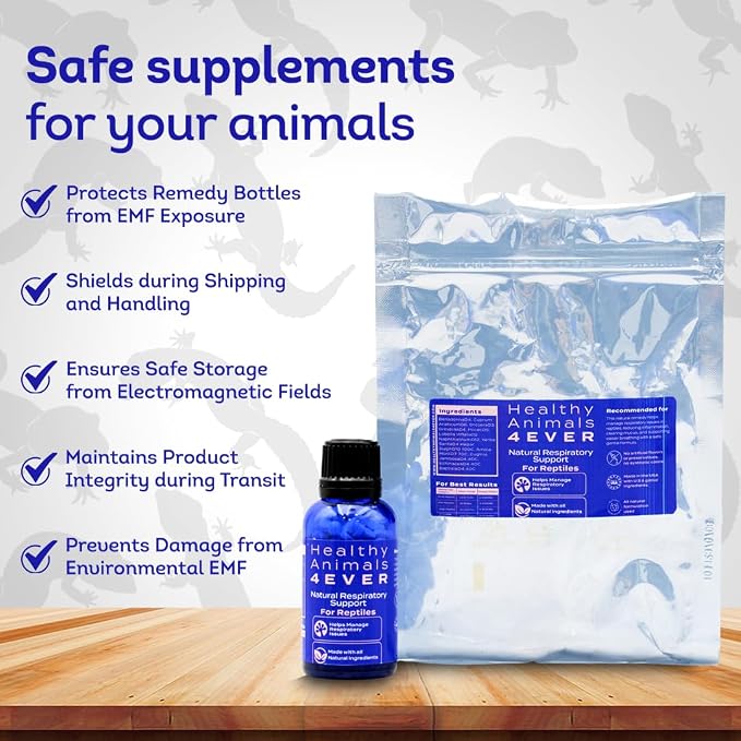 HealthyAnimals4Ever HA4E - Reptile Respiratory Support - Natural Immune-Boosting Formula for Breathing Ease, Airway Clarity & Lung Health - 300 Tablets