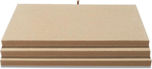 PETKARAY Replacement Scratching Boards for Frame Cat House, Cardboard Scratch Pad for Indoor Cats, Pack of 3