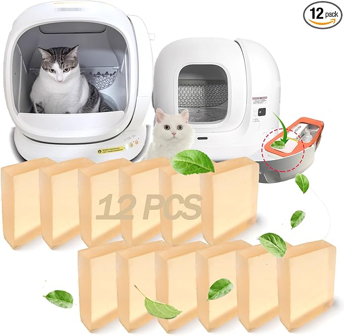 PurifyLogix Odor Remover Compatible with MeoWant Self-Cleaning Cat Litter Box, Cat Toilet Odor Control Deodorant Gel for MeoWant Automatic Litter Box, Litter Deodorizer