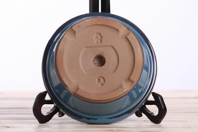 Willow Ceramics Dog Bowl – Handmade Ceramic Slow Feeder, 20.2oz Anti‑Gulp Bowl for Medium Dogs, Dishwasher Safe, Made in USA (Peacock, 7inch)