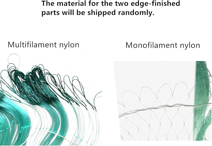 Fishing Gill Net Semi-Finished Nylon Monofilament Fish Net for Bait Trap