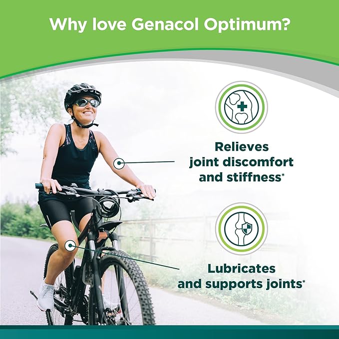 Genacol Optimum – Glucosamine, Chondroitin, MSM and Ultra-Hydrolyzed Collagen Joint Supplement, Maintains Healthy Joints, Protects & Lubricate Cartilage, 90 Tablets (30-Day Supply)