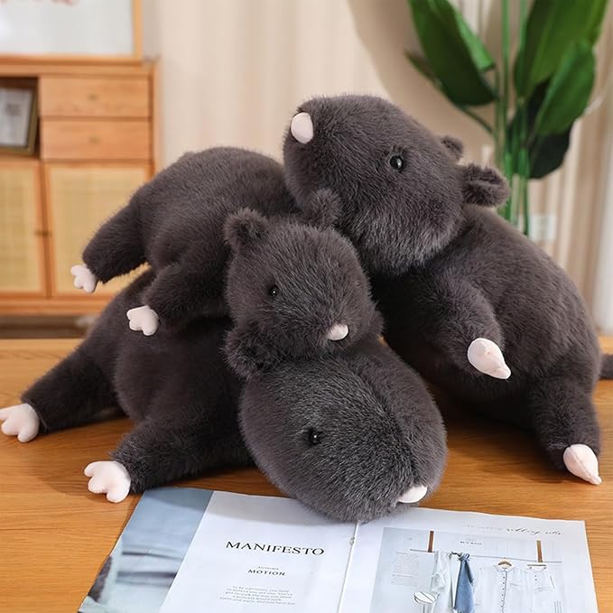 Mouse Stuffed Animal, Rat Plush Pillow, Mouse Stuffed Plush Toy, Gift for Kids Adults (27 inch)
