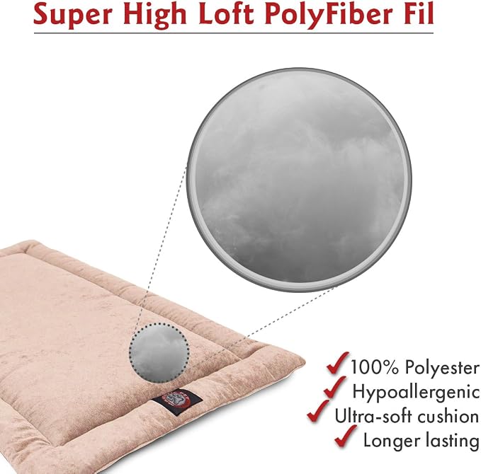 Majestic Pet 720570930162 Villa Crate Dog Bed Mat, Pearl, 30"