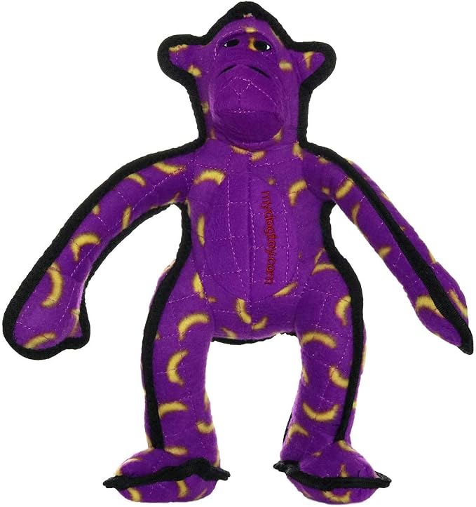 TUFFY® - Original : Monkey Dog Toy : Ultra Durable Plush Dog Toy with Multiple Layers & Reinforced Seams, Washable and Floats, Original Construction