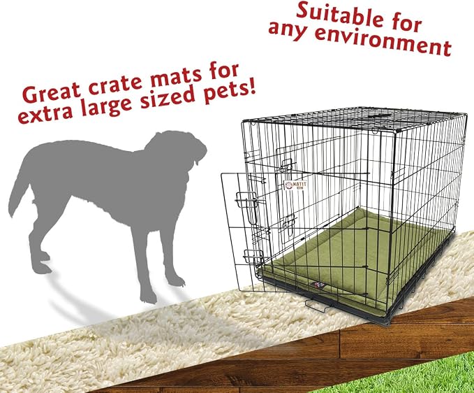 Majestic Pet 720570930247 Villa Crate Dog Bed Mat, Fern, 48"