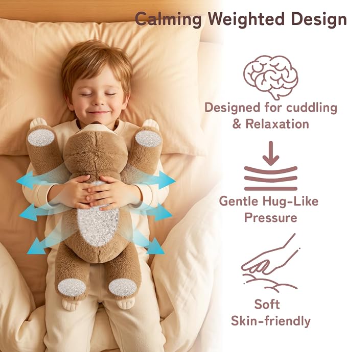 Niuniu Daddy 20" | 3.3 Pound Weighted Sloth Stuffed Animal Plushie for Adults & Kids, Large Weighted Lap Pillow for Comfort, Soft Sensory Stuffy Toy as Gift for Holidays