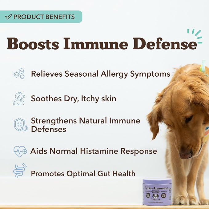 Natural Dog Company Bundle: Allergy & Itchy Defense Chews (90 ct) + Oatmeal Shampoo (12 oz) – Dog Allergy & Itchy DefenseSupport Supplement with Probiotics + Soothing Shampoo for Sensitive Skin