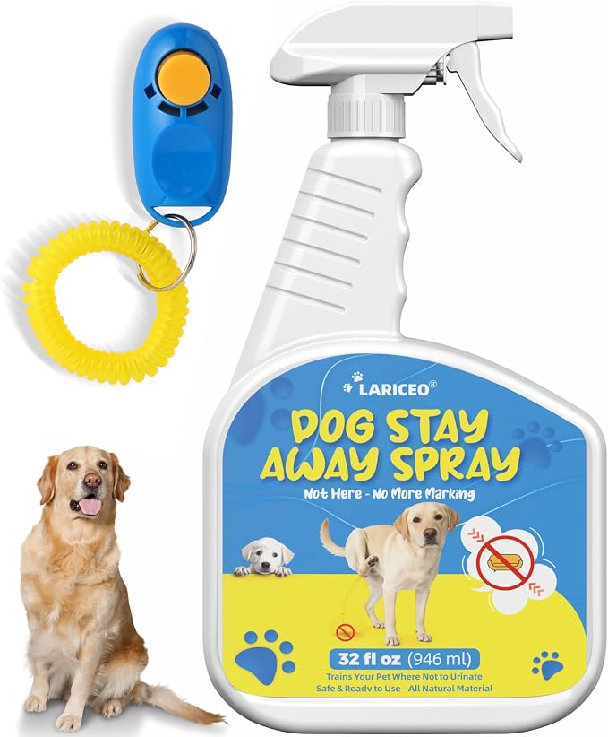 32oz Natural Formula for Supporting Housebreaking Efforts in Dogs - Stop Peeing Spray for Dogs Indoor - Natural & Safe Solution for Dogs