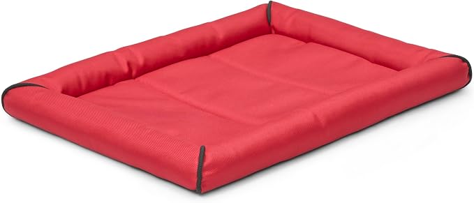 MidWest Homes for Pets Ultra-Rugged MAXX Dog Bed, Water Repellant, Easy Wipe Clean, Super Durable, Fits 24-inch Dog Crates, Red, 23L x 18W x 3H inches