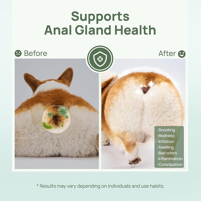 HICC PET Wipes for Dogs & Cats, Vet Recommended Cleaning Deodorizing & Soothing Allergy Infections Anal Gland Wipes, Hydrating & Nourish Fur Dog Grooming Wipes for Paw, Butt, Body-Hypoallergenic