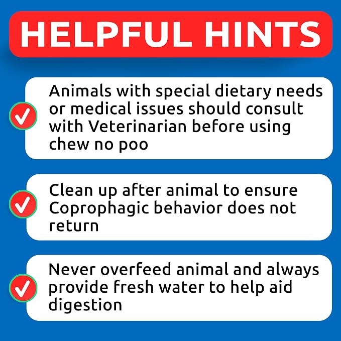 No Poo Chews for Dogs - Stool & Coprophagia Deterrent w/Probiotics, Digestive Enzymes & Breath Aid Support - Stop Dog Poop Eating - Made in USA (180Ct)