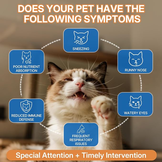 Cat & Dog Natural Urinary Tract Infection Treatment for Kidney & Bladder Care + L-lysine Supplement for Cats to Boost Cat Immunity, Immune & Urinary Health Support for Cats & Dogs