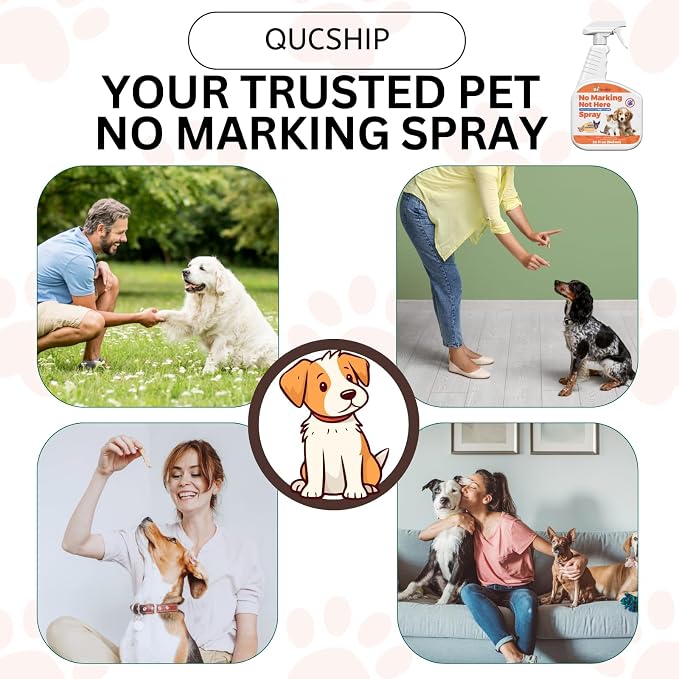 32oz Stop Indoor Dog Marking with This Quick and Simple Spray - Indoor Dogs Pee Deterrent Powder – No Pee Spray for Dogs - Stop Your Dog Wrong Marking with This Solution