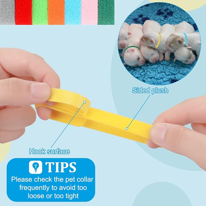 48 Pcs Puppy Kitten Whelping Kit Include 4 Puppy Feeding Tube, 6 Record Keeping Charts, 15 Whelping Collars, 15 Cord Clamps, 2 Gloves, Bulb Aspirator, Syringe, Bottle, Scissors, Stethoscope, Bag