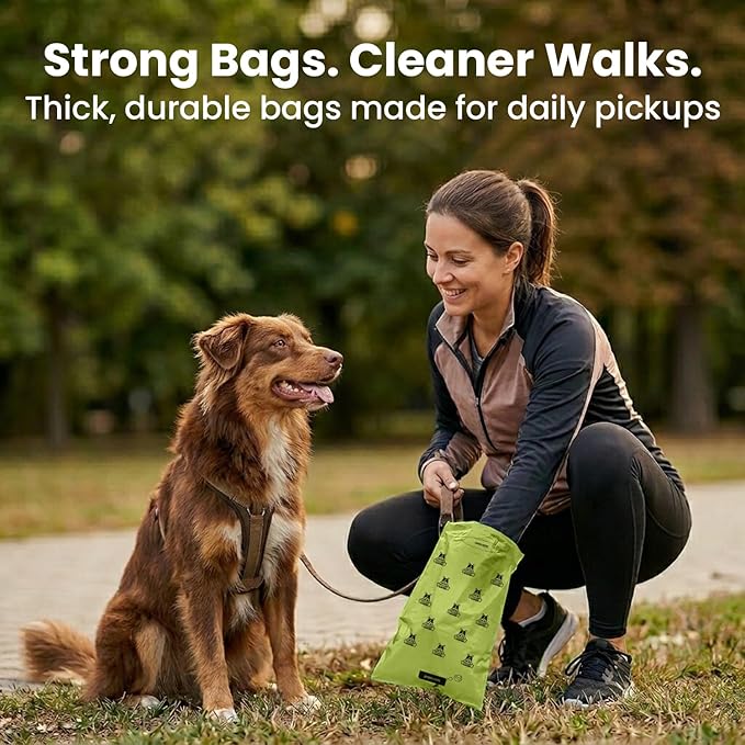 Pogi’s Dog Poop Bags – Leak-Proof & Extra Thick Pet Waste Bags (Fresh Scent, 30 Rolls, 450-Count)