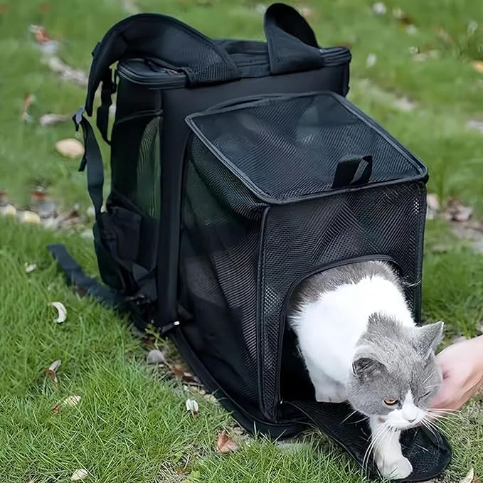 ordinarYone Convertible Pet Carrier For Dogs With Antislip Base And Rings Travel Bed Storage Bag Durability