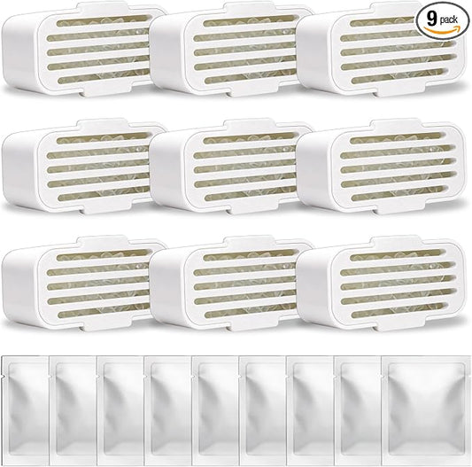 9 Pcs Deodorizer Compatible with PetSafe ScoopFree SmartSpin Self-Cleaning Cat Litter Box & HHOLOVE Self-Cleaning Cat Litter Box, Natural Essential Oils, Cat Friendly, Odor Control