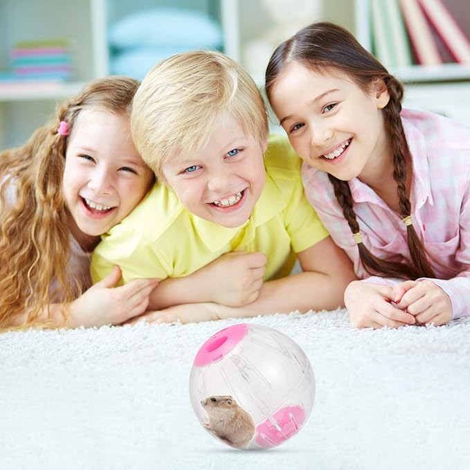 POPETPOP Hamster Running Ball, Exercise Ball Small Animal Exercise Wheel Hamster Exercise Toys Rolling Toy Mini Spinner s for Gerbils Guinea Pigs Hedgehog