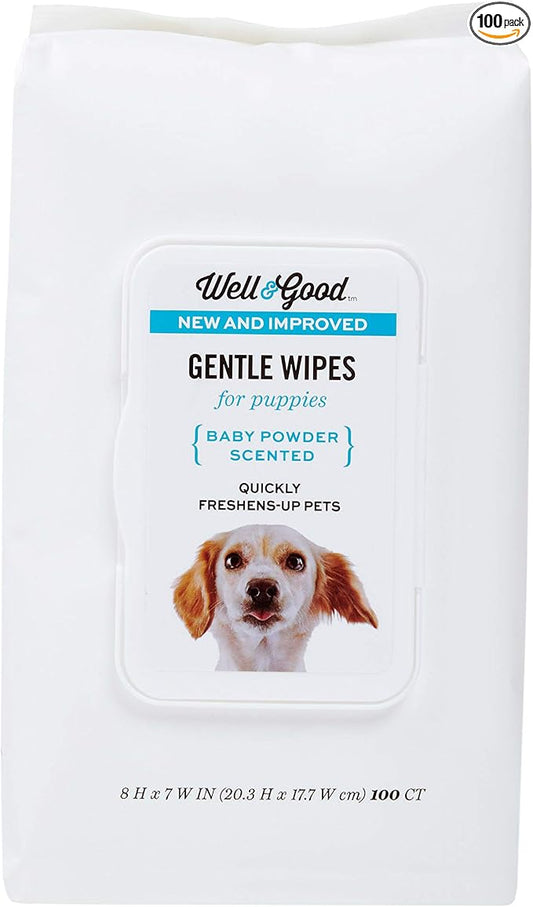 Petco Brand - Well & Good Gentle Puppy Grooming Wipes, Pack of 100, 100 CT