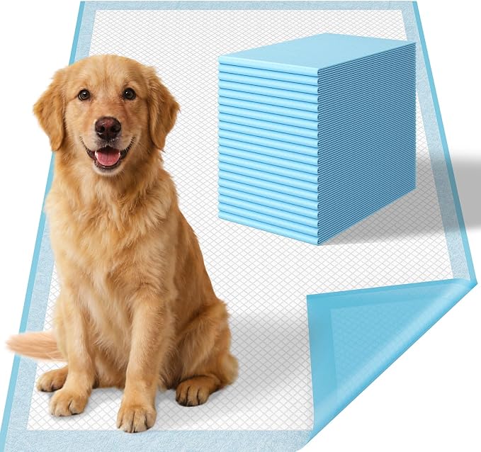 Pee Pads for Dogs,Disposable Dog Traning Pads Leak-Proof Dog Pee Pads Extra Large,Quick-Drying Absorbent Wee Wee Pad for Dogs Puppy Pad XL 23"x35" ,20 Count