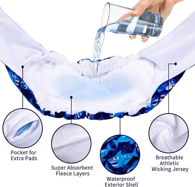 CuteBone Washable Dog Diapers Male with Snaps Reusable 3pcs a Pack Doggie Belly Band for Male Dogs Wraps KDM02XS
